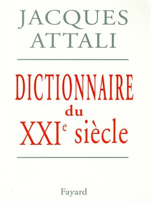 cover image of Dictionnaire du XXIe siècle